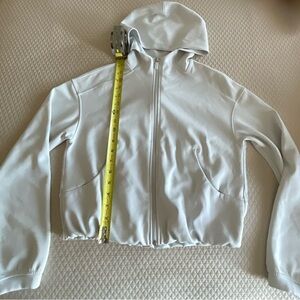 lululemon athletica Light Gray Full-Zip Hoodie